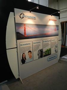 RENTAL:  SEGUE VK-1905 Hybrid Display with SEG Fabric Graphic, Halogen Arm Lights, and Frosted Wing Panels -- Image 2