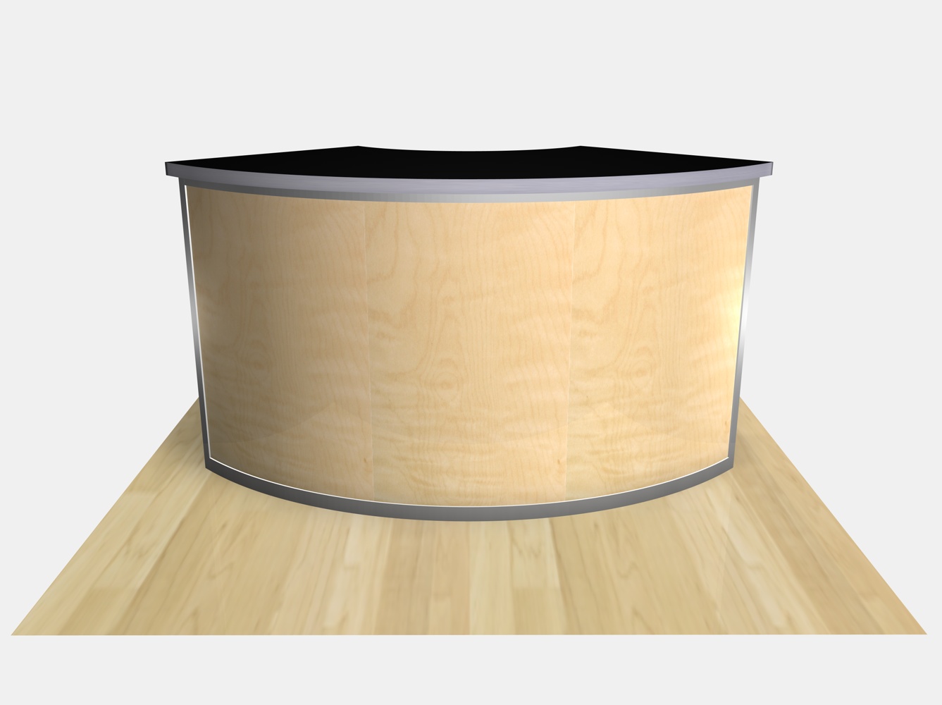 Exhibit Design Search RE1205 / Large Curved Counter (Rental
