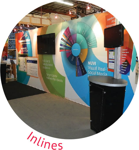 Trade Show Inline Display Rental