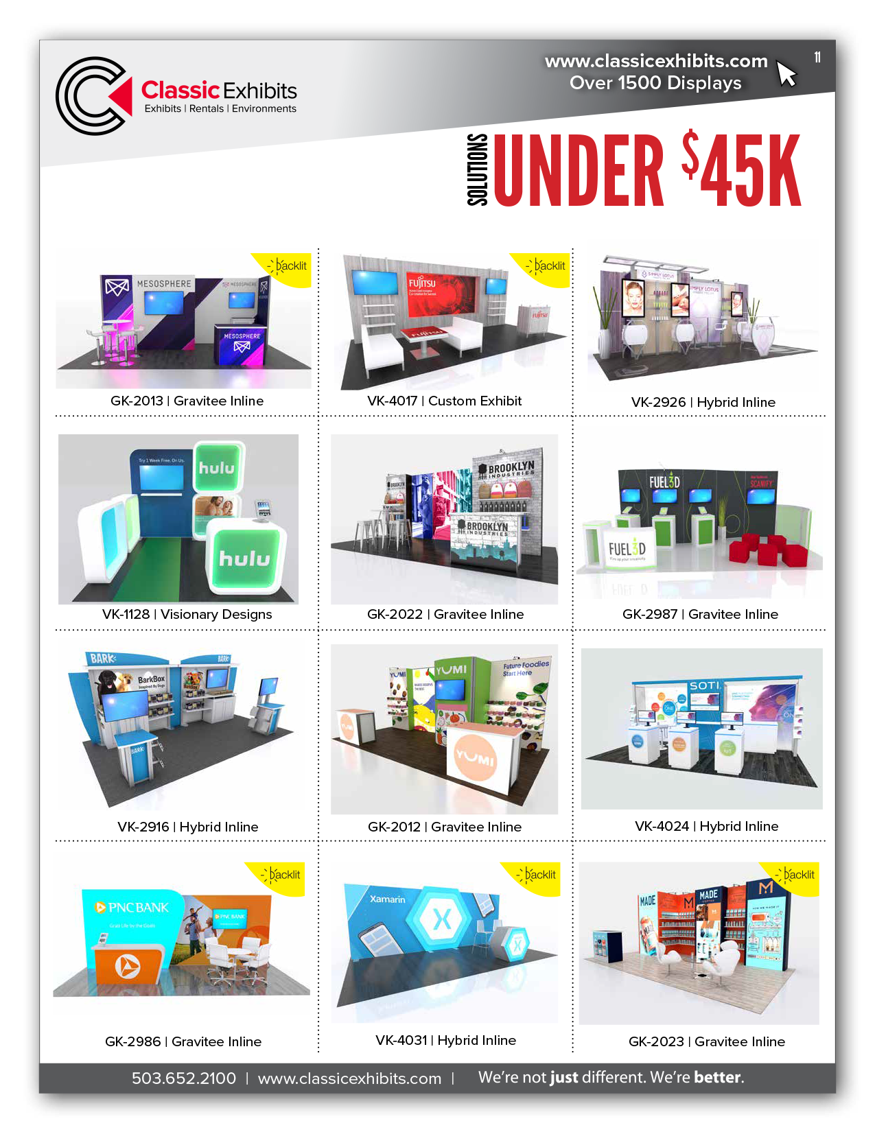 Trade Show Displays Under $45,000