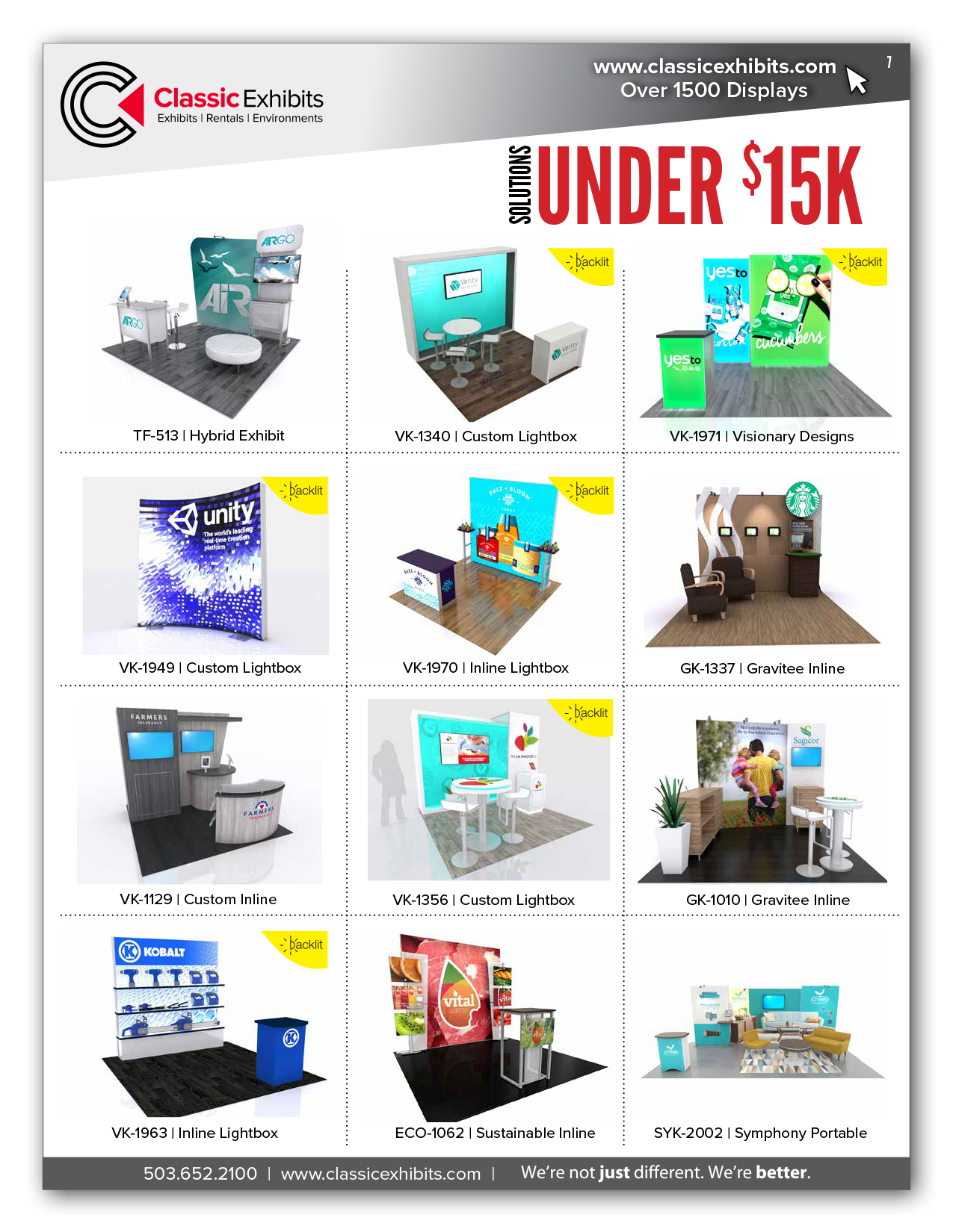 Trade Show Displays Under $15,000