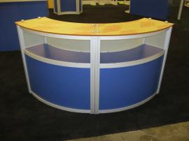 ECO-CUSTOM 20X30 w/ Recycled Fabric Headers, Eco Panels, and Extrusion based Podiums -- Image 3