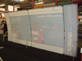 VK-2091 Magellan Miracle Hybrid Display with Tension Fabric Graphics and LTK-1001 Modular Counters --Image 2