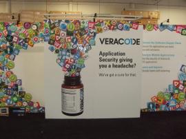 Custom Visionary Designs Inline Display with Tension Fabric and Direct Print Graphics -- Image 2