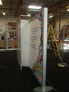Custom Visionary Designs Inline Display with Tension Fabric and Direct Print Graphics -- Image 3