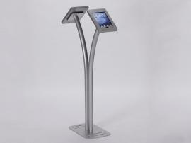 MOD-1334 iPad Kiosk with Swivel Stop and Locking Clamshell Frame -- Image 2