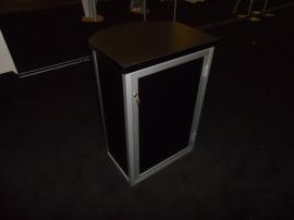 MOD-1267 Pedestal with Shelf and Locking Storage -- Image 2