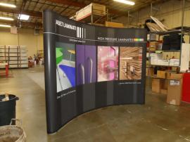 Quadro EO-4B Pop Up Display with Mural Graphics -- Image 2