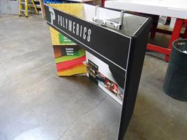 FT-07 Intro Folding Fabric Table Top with Backlit Header and Velcro-attached Graphics -- Image 2