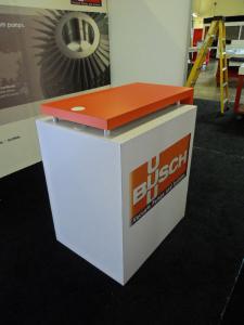 Custom SEGUE Exhibit with Backlit Fabric Graphics and Custom Counter -- Image 4