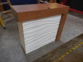 Custom Wood Fabrication Counter with Locking Storage -- Image 1