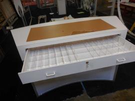 Custom Laminated Wood Counter with Drawer Compartments -- Image 3