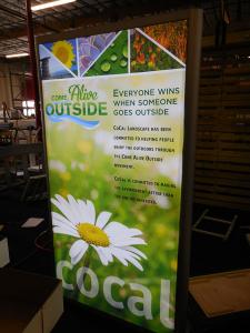 MOD-1284 SuperNova Double-sided LED Lightbox with Tension Fabric Graphics