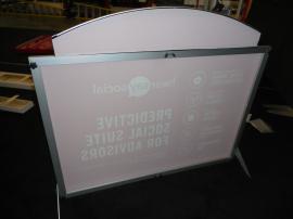 VK-1853 SEGUE Table Top Display with Silicone Edge Graphics and Portable Case -- Image 2