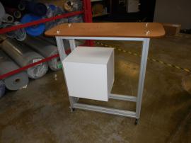 Modified MOD-1306 Portable Counter on Wheels with Storage -- Image 1
