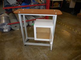 Modified MOD-1306 Portable Counter on Wheels with Storage -- Image 2