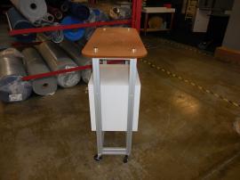 Modified MOD-1306 Portable Counter on Wheels with Storage -- Image 3