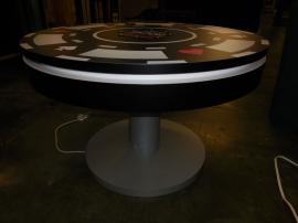 MOD-1430 Charging Station Coffee Table with (8) USB Ports and Graphics -- Image 2