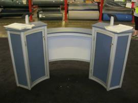 ECO-38C Curved Counter with Storage