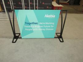 TF-401 Portable Table Top Display with Fabric Graphics