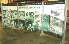 10' x 30' Visionary Designs Display with Tension Fabric Graphics
