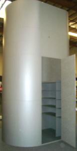 Custom Euro LT Modular Laminate Storage Tower with Internal Shelves