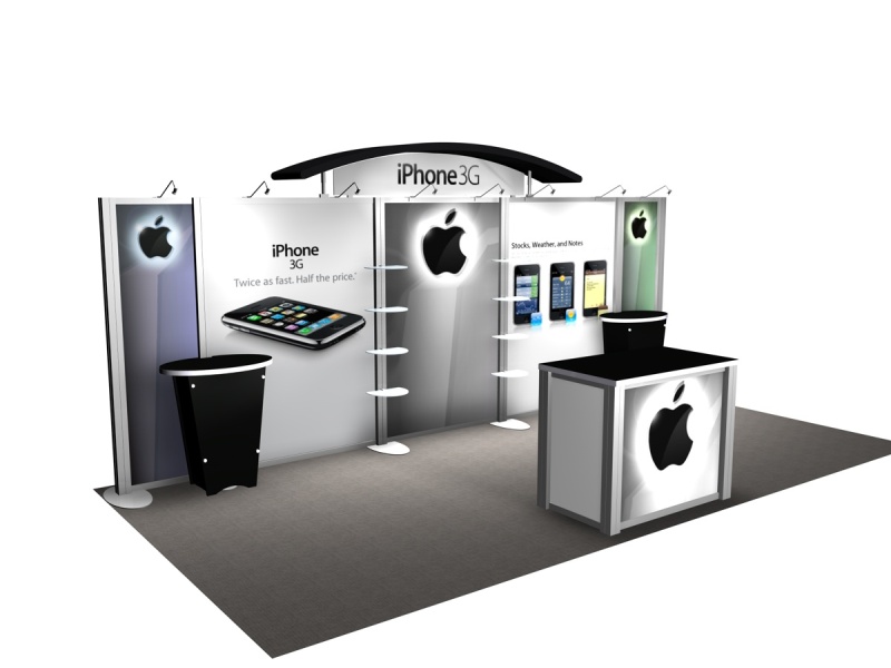  RE-2009 Rental Exhibit / 10 x 20 Inline Trade Show Display  Image 3