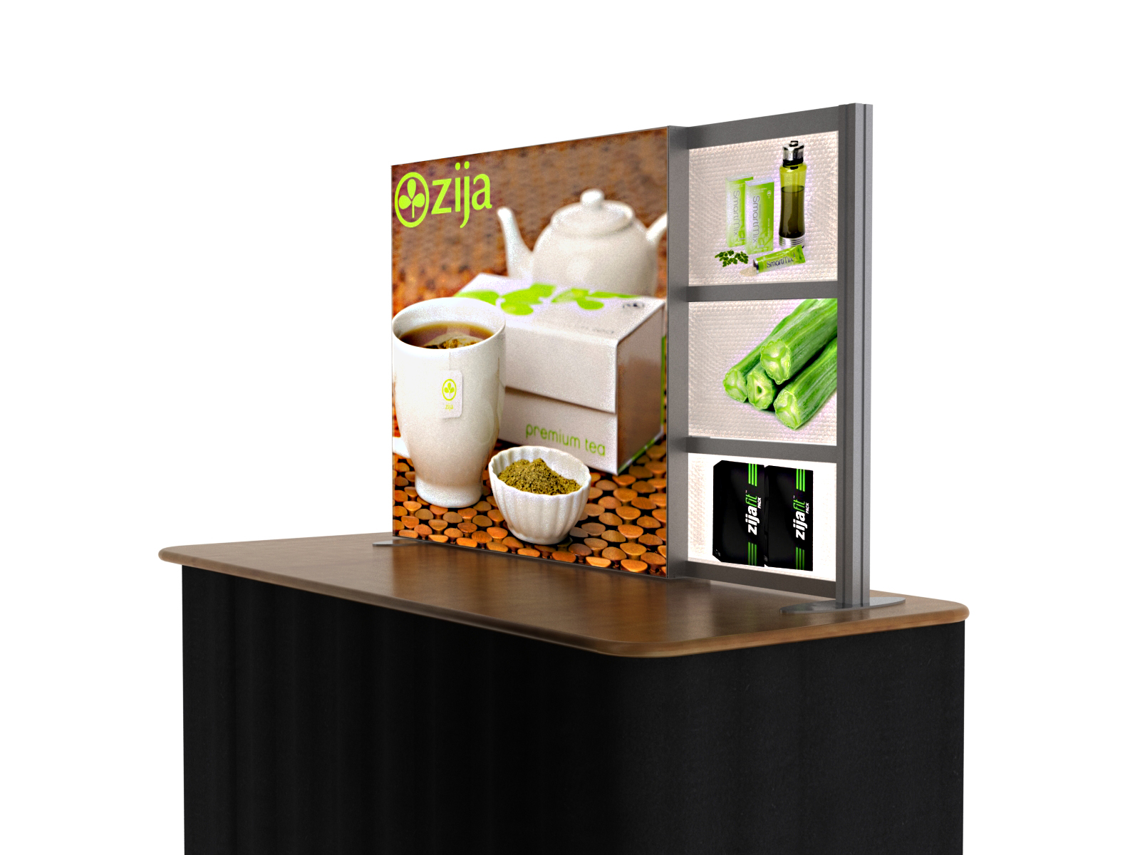Exhibit Design Search VK0004 Backlit Table Top (Table Top Displays